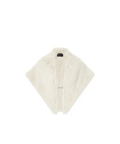 Simone Rocha Plush Scarf In Neutral