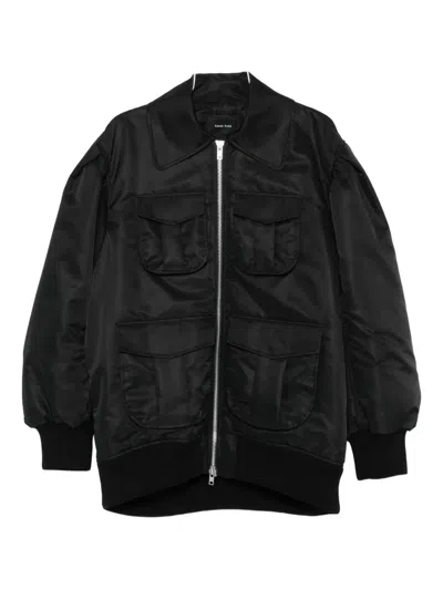 Simone Rocha Bomberjacke Mit Reissverschluss In Black