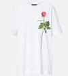 Simone Rocha Printed Cotton Jersey T-shirt In Multi