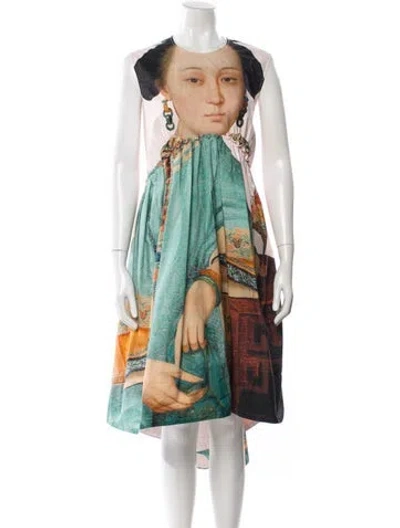 Pre-owned Simone Rocha Printed Long Dress In Multi