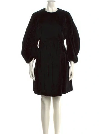 Pre-owned Simone Rocha Printed Mini Dress In Black