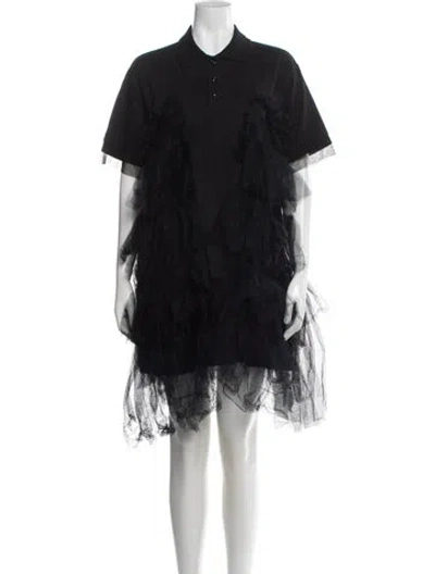 Pre-owned Simone Rocha Printed Mini Dress W/ Tags In Blue