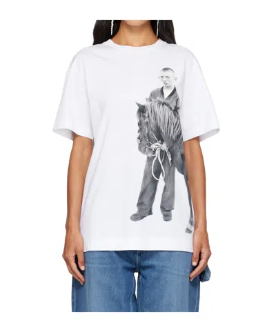 Simone Rocha Printed T-shirt In White