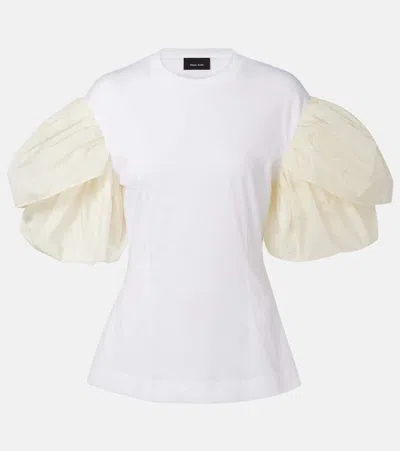 Simone Rocha Puff-sleeve Cotton Jersey T-shirt