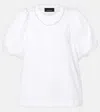 Simone Rocha Puff-sleeve Cotton Jersey T-shirt