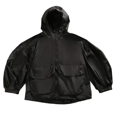 Pre-owned Simone Rocha Puff Sleeve Drawstring Jacket 'black' | Women's Size 6