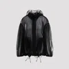 Simone Rocha Puff Sleeve Trapeze Casual Jacket In Black