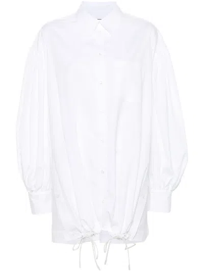 Simone Rocha Puff-sleeves Shirt In White