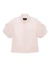 Simone Rocha Puffed-sleeve Collared Shirt In Multi