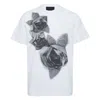 Simone Rocha Rasterised Pressed Rosette Tee In White