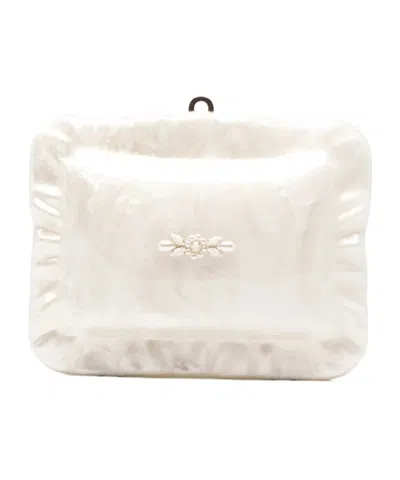 Simone Rocha Rectangular Handbag In White