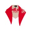 Simone Rocha Logo Scarf In Red