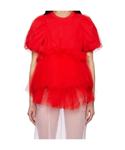 SIMONE ROCHA PUFF-SLEEVED T-SHIRT