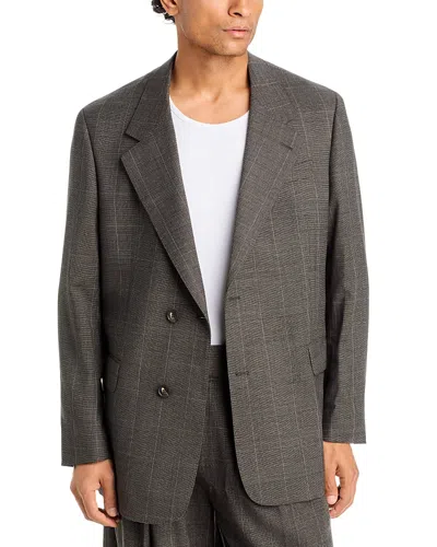 Simone Rocha Relaxed Fit Notch Lapel Jacket In Gray
