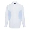 Simone Rocha Relaxed Patchwork Egg Shirt In White