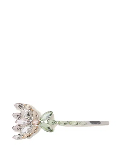 Simone Rocha Rhinestone-embellished Hair Clip In Pink