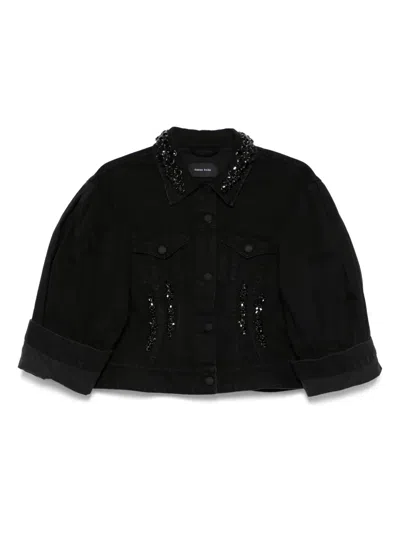 SIMONE ROCHA RHINESTONE-EMBELLISHED JACKET