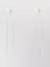 Simone Rocha Ribbon Bow Drip Earrings