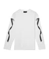 Simone Rocha Ribbon Bow Tail Long Sleeve T-shirt In Multi
