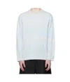 Simone Rocha Ribbon Daisy Chain Print Long Sleeve T-shirt In Gray