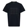 Simone Rocha Ribbon Daisy Chain Print T-shirt In Black