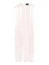 Simone Rocha Womens Pale Pink Daisy Chain Bow-embellished Woven Midi Dress In Pink
