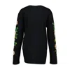 Simone Rocha Rose Banquet T Shirt In Black