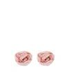 Simone Rocha Rose Stud Earrings In Pink