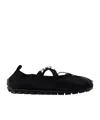Simone Rocha Round Toe Ballet Shoes In Black