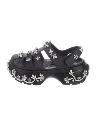 Pre-owned Simone Rocha Rubber Sandals In Blue