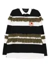 Simone Rocha Ruffle-detail Polo Shirt In Multi