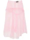 Simone Rocha Ruffle-details Skirt In Pink