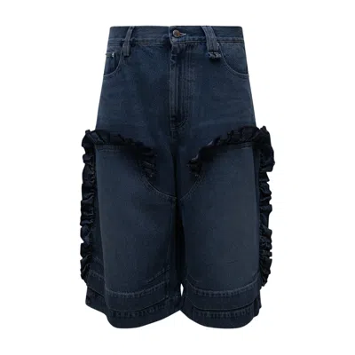 Simone Rocha Ruffle Frill Board Shorts In Multi