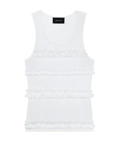SIMONE ROCHA SIMONE ROCHA RUFFLED TANK TOP