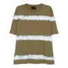 Simone Rocha Ruffle-embellished Cotton T-shirt In Green