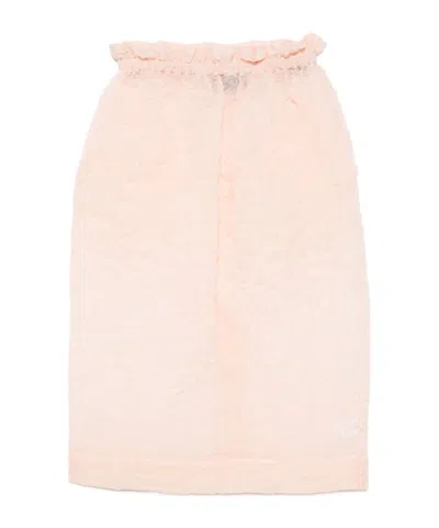 Simone Rocha Ruffle-waisted Skirt In Neutral