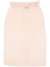 Simone Rocha Ruffle-waisted Skirt In Orange