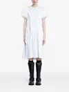 Simone Rocha Ruffled Frill Dress In Neutral