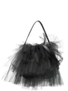 Simone Rocha Black Mini Frilly Tutu Bag In Black