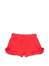 Simone Rocha Ruffled Mini Shorts In Multi