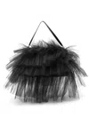 Simone Rocha Ruffled Shoulder Bag In Black