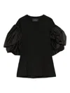 Simone Rocha Ruffled-sleeves T-shirt