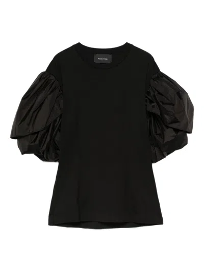 Simone Rocha Ruffled-sleeves T-shirt