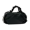 Simone Rocha Ruffled Top Handle Shoulder Bag  Black
