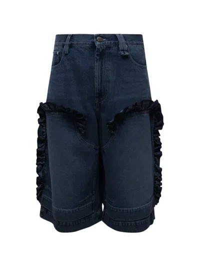 Simone Rocha Ruffle Frill Board Shorts In Multi