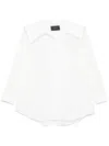 Simone Rocha Sailor-collar Puff-sleeves Shirt In White