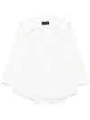 Simone Rocha Sailor-collar Puff-sleeves Shirt In White