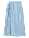 Simone Rocha Satin Gathered Skirt