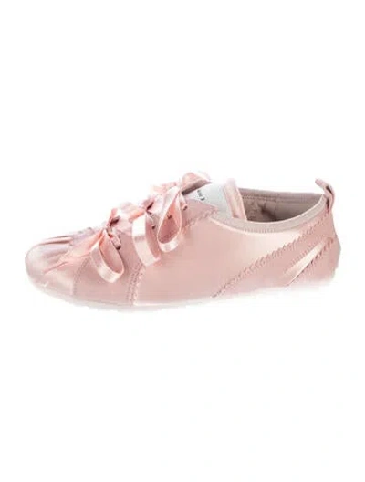 Pre-owned Simone Rocha Satin Sneakers In Pink