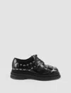 Simone Rocha Decorative-stitching Derby Shoes In Nero